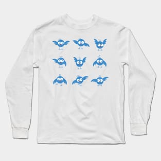 Silly Bird Selfies Long Sleeve T-Shirt